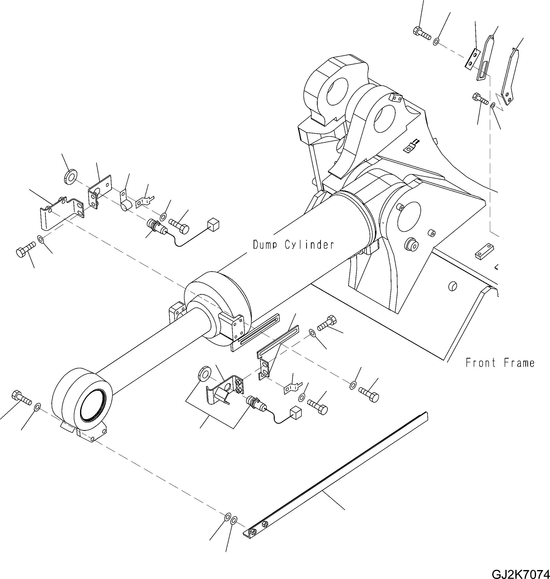 Схема запчастей Komatsu WA470-6 - ПОЗИЦИОНЕР КОВША(ДЛЯ E.P.C. РЫЧАГ) K OPERATORґS ОБСТАНОВКА И СИСТЕМА УПРАВЛЕНИЯ