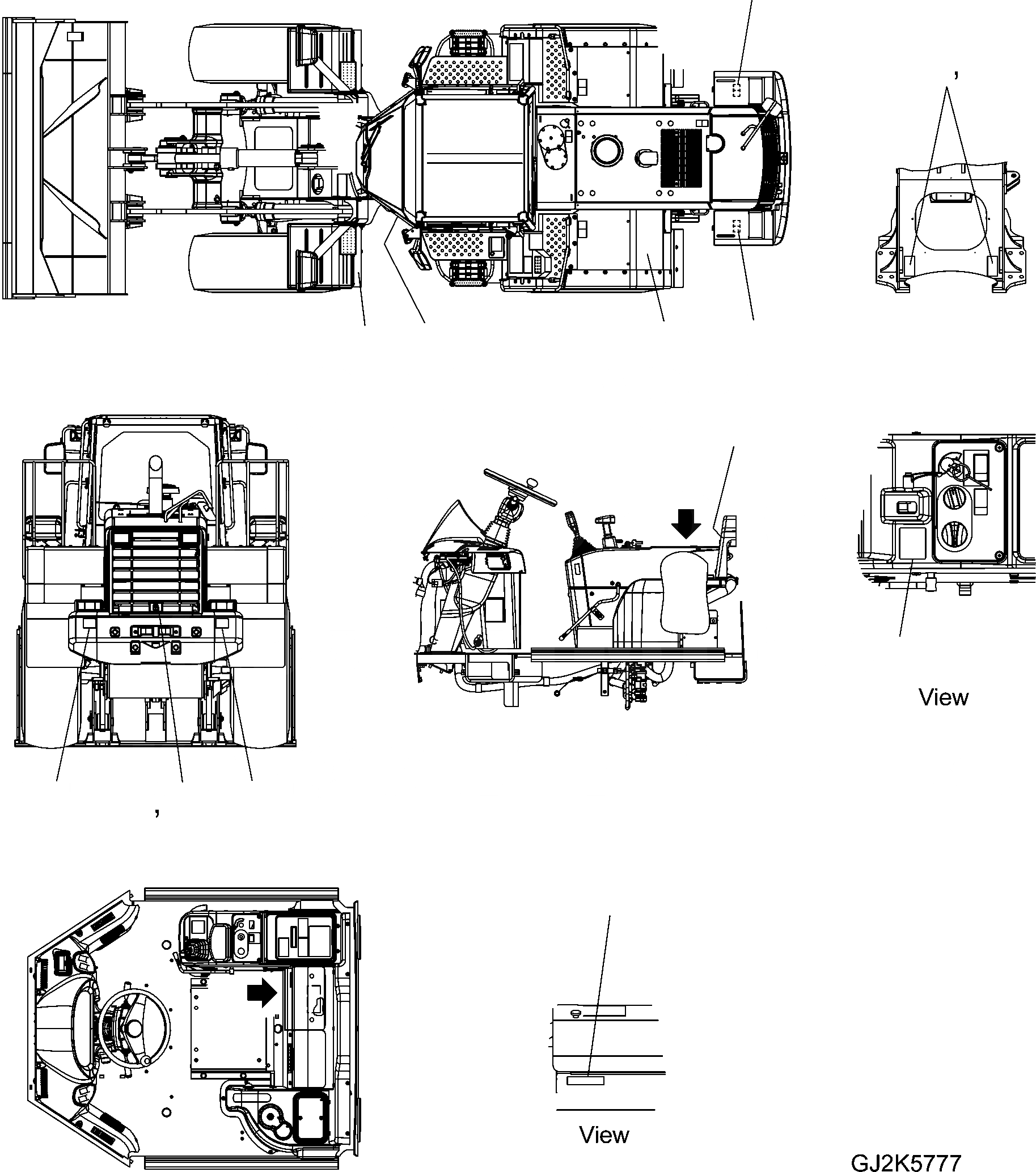 Схема запчастей Komatsu WA470-6 - ТАБЛИЧКИ COMMON ЧАСТИ (/) U МАРКИРОВКА