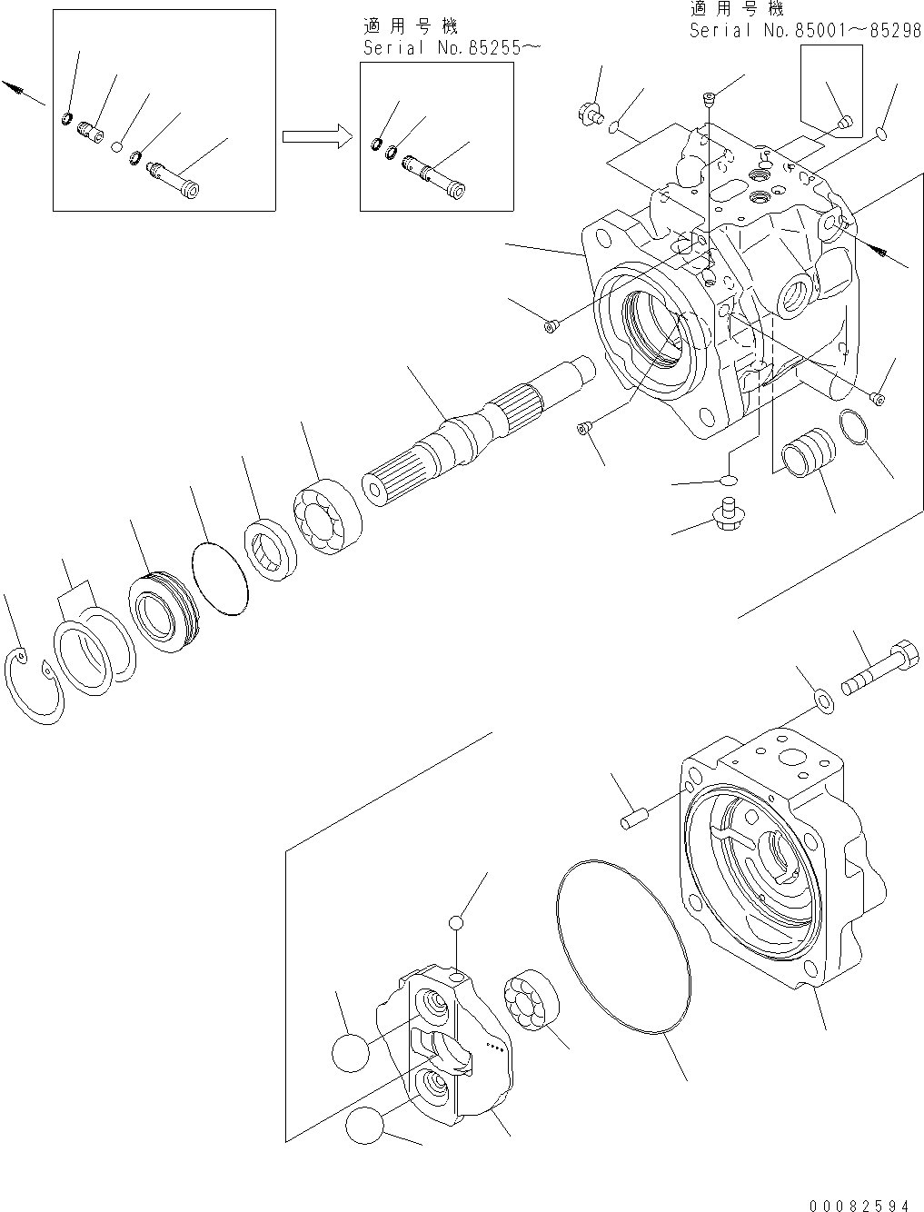 Схема запчастей Komatsu WA470-6 - ГИДР. НАСОС. (РУЛЕВ. УПРАВЛЕНИЕ) (/) Y ОСНОВН. КОМПОНЕНТЫ И РЕМКОМПЛЕКТЫ