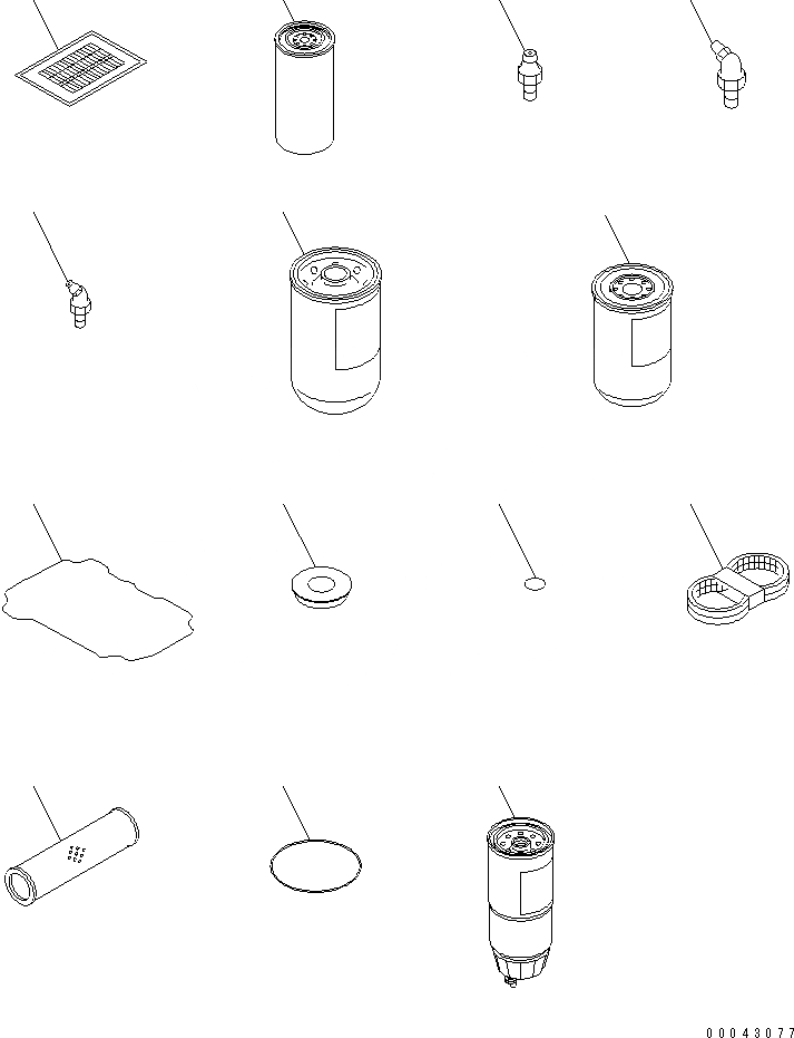 Схема запчастей Komatsu WA480-5 - ЗАП. ЧАСТИ АКСЕССУАРЫ И ИНСТРУМЕНТ