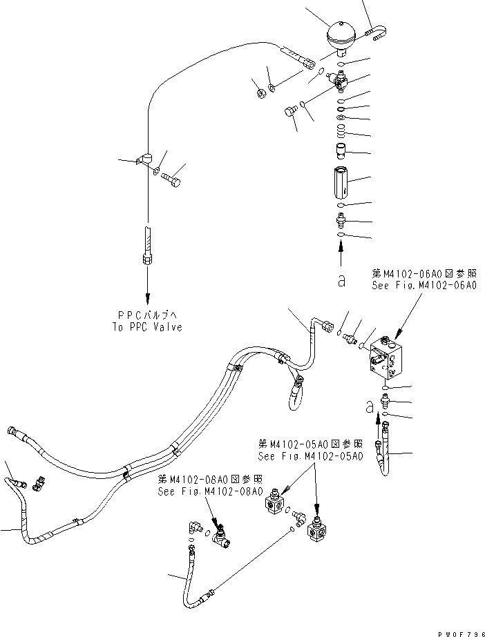 Схема запчастей Komatsu WA480-5 - ОТСЕК ДВИГАТЕЛЯ(КОНТРОЛЬНЫЙ КЛАПАНADN ЗАГРУЗОЧН. КЛАПАН И ПАРКОВОЧН. КЛАПАН) (/) ЧАСТИ КОРПУСА