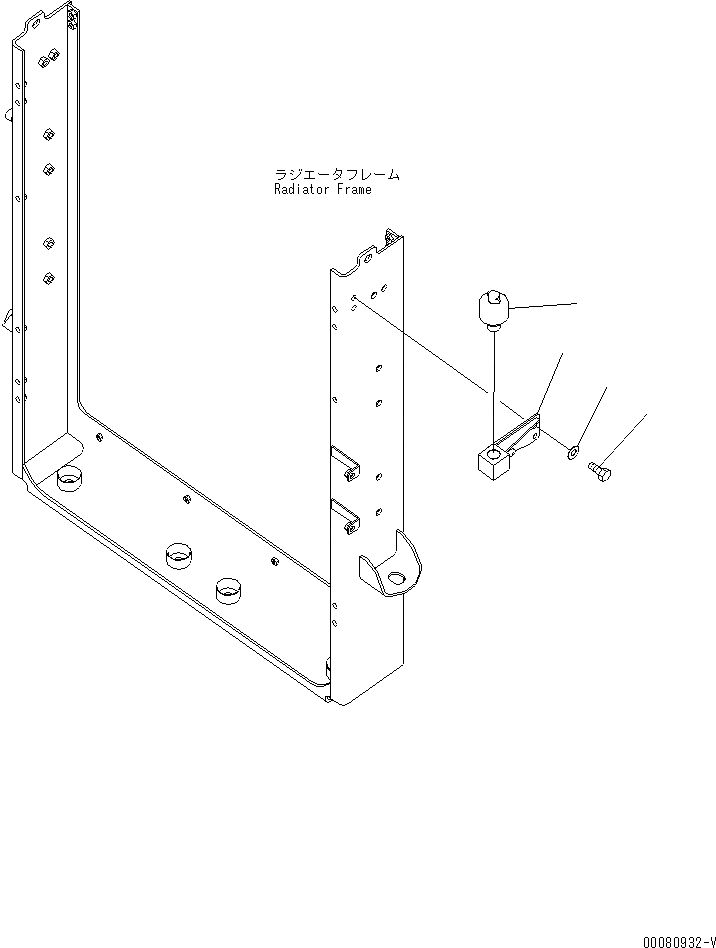 Схема запчастей Komatsu WA480-6 - РАДИАТОР (САПУН ДЛЯ ТОПЛИВН. БАК.)(№87-) СИСТЕМА ОХЛАЖДЕНИЯ