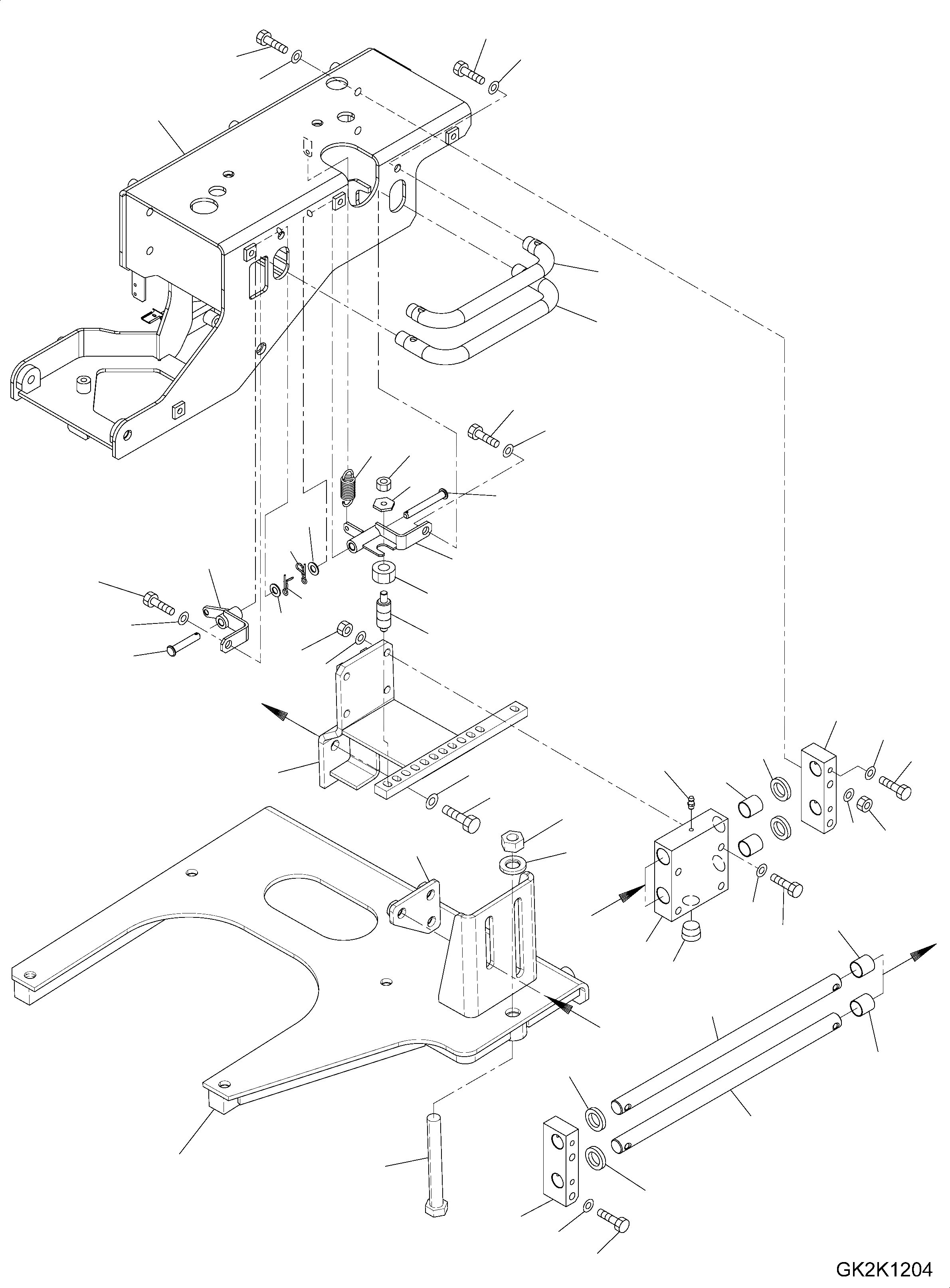 Схема запчастей Komatsu WA480-6 LC - OPERATORґS СИДЕНЬЕ (КОНСОЛЬ) (ДЛЯ УПРАВЛ-Е ДЖОЙСТИКОМ) (/) (заводской номер H8 - ) K OPERATORґS ОБСТАНОВКА И СИСТЕМА УПРАВЛЕНИЯ