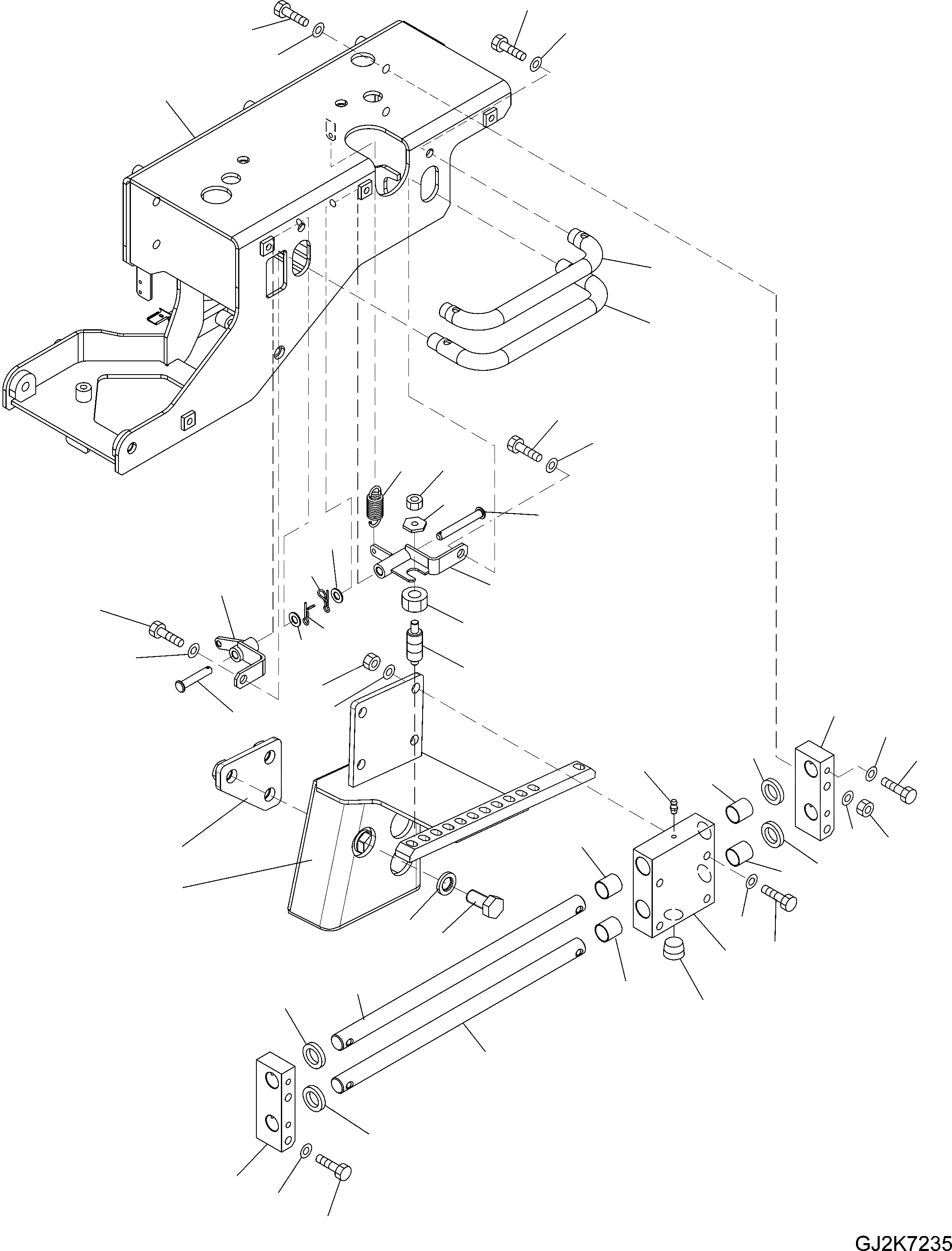 Схема запчастей Komatsu WA480-6 LC - OPERATORґS СИДЕНЬЕ (ПОДОГРЕВ) (КОНСОЛЬ) (ДЛЯ УПРАВЛ-Е ДЖОЙСТИКОМ) (/) K OPERATORґS ОБСТАНОВКА И СИСТЕМА УПРАВЛЕНИЯ