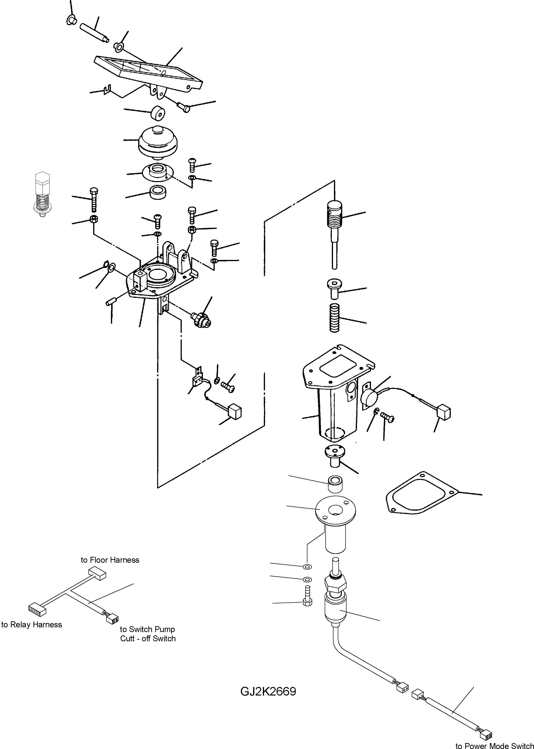 Схема запчастей Komatsu WA480-5 - УПРАВЛ-Е ДВИГАТЕЛЕМ ДВИГАТЕЛЬ, КРЕПЛЕНИЕ ДВИГАТЕЛЯ