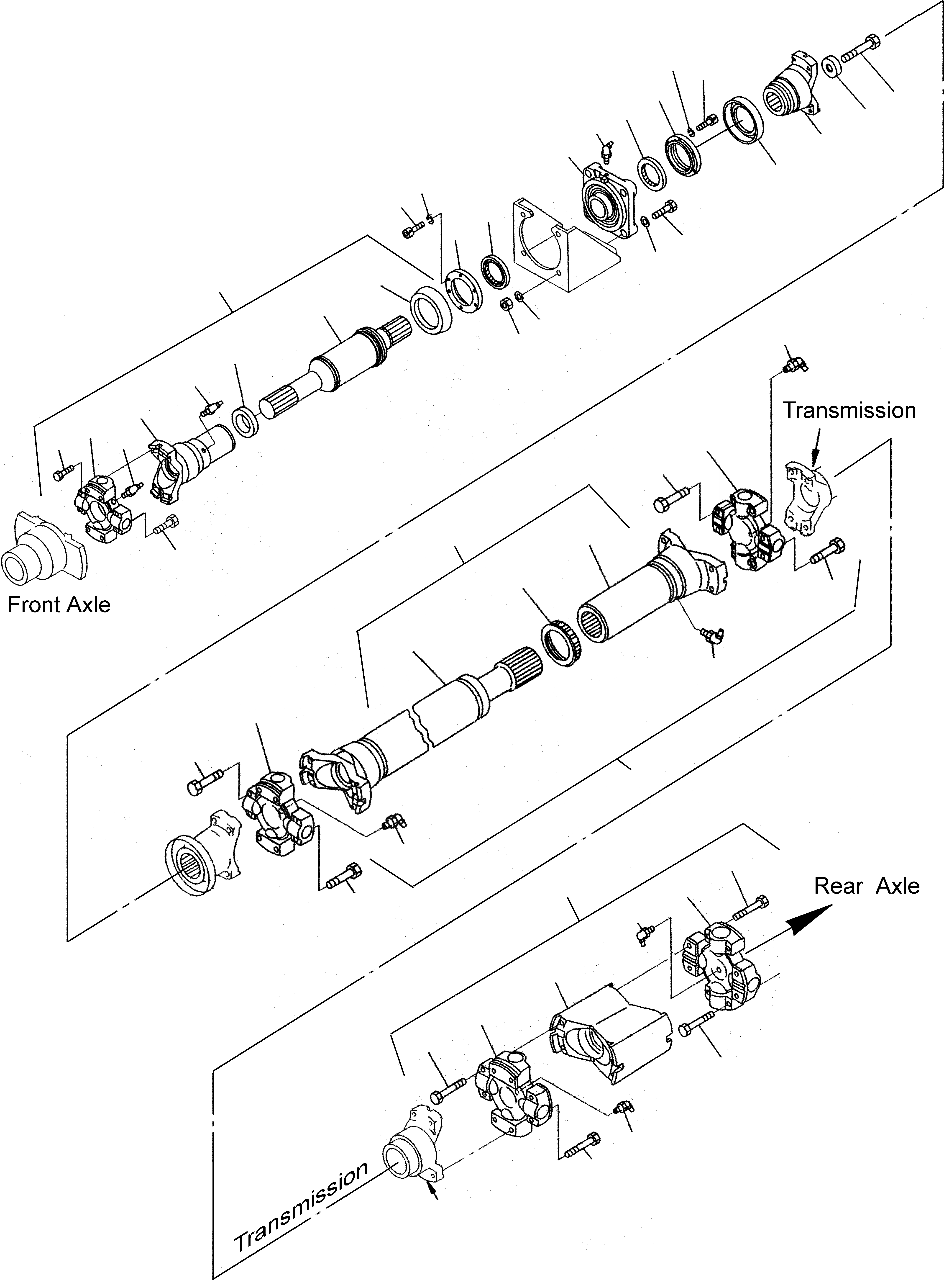 Схема запчастей Komatsu WA480-5 - КРЕСТОВИНА ТРАНСМИССИЯ, КРЕСТОВИНА