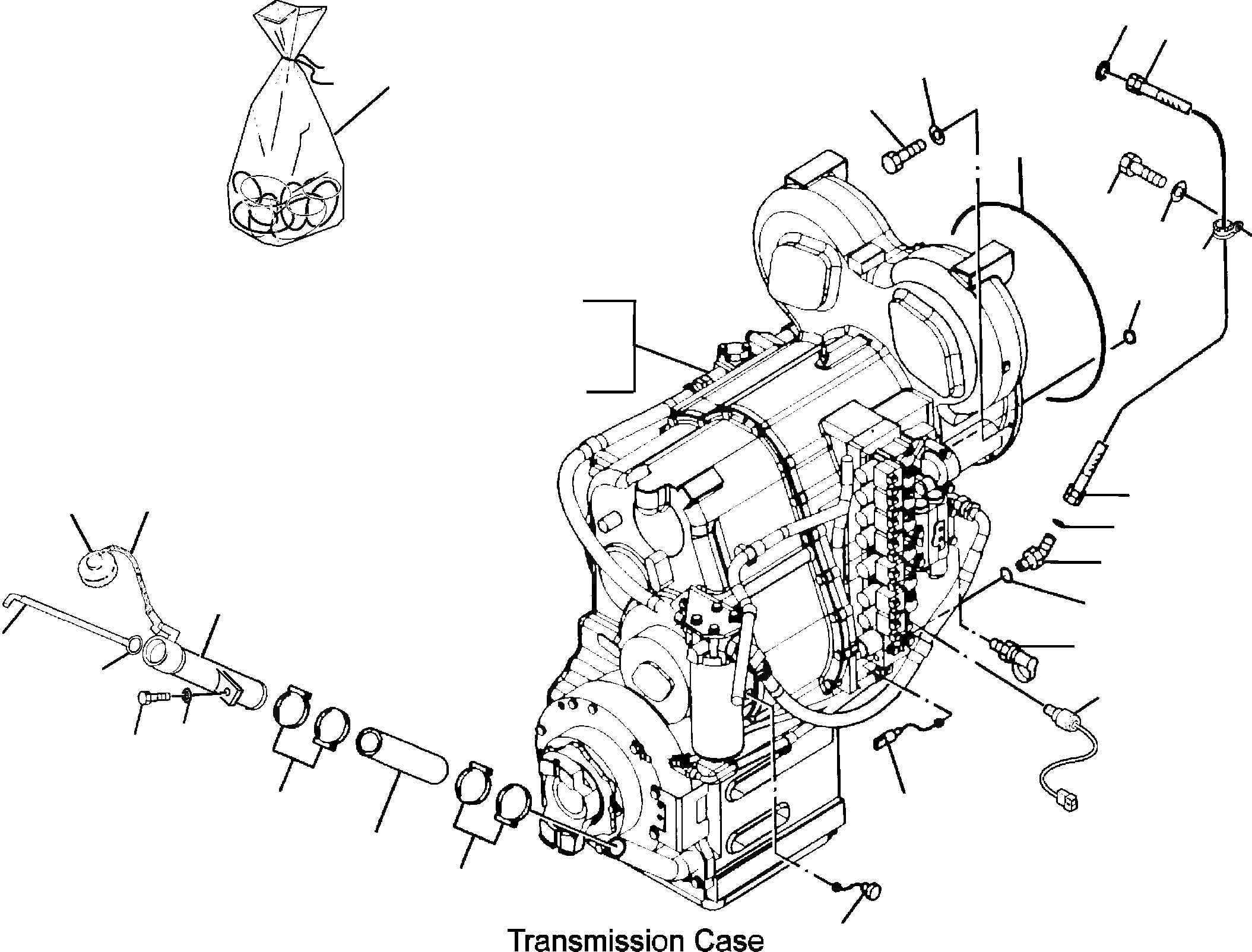 Схема запчастей Komatsu WA480-5 - POWERSHIFT ТРАНСМИССИЯ ТРАНСМИССИЯ, КРЕСТОВИНА