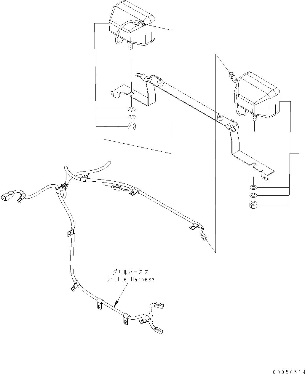 Схема запчастей Komatsu WA480-6 - РАДИАТОР (ОСВЕЩЕНИЕ) C СИСТЕМА ОХЛАЖДЕНИЯ
