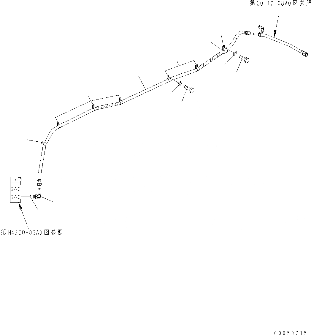 Схема запчастей Komatsu WA480-6 - ЛИНИЯ ОХЛАЖДЕНИЯ C СИСТЕМА ОХЛАЖДЕНИЯ