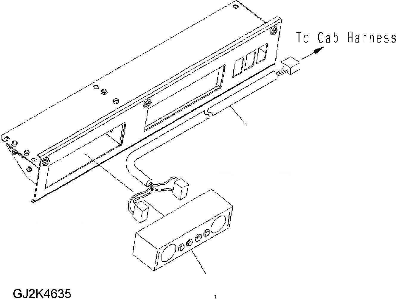 Схема запчастей Komatsu WA480-6 - РАДИО (V) K OPERATORґS ОБСТАНОВКА И СИСТЕМА УПРАВЛЕНИЯ