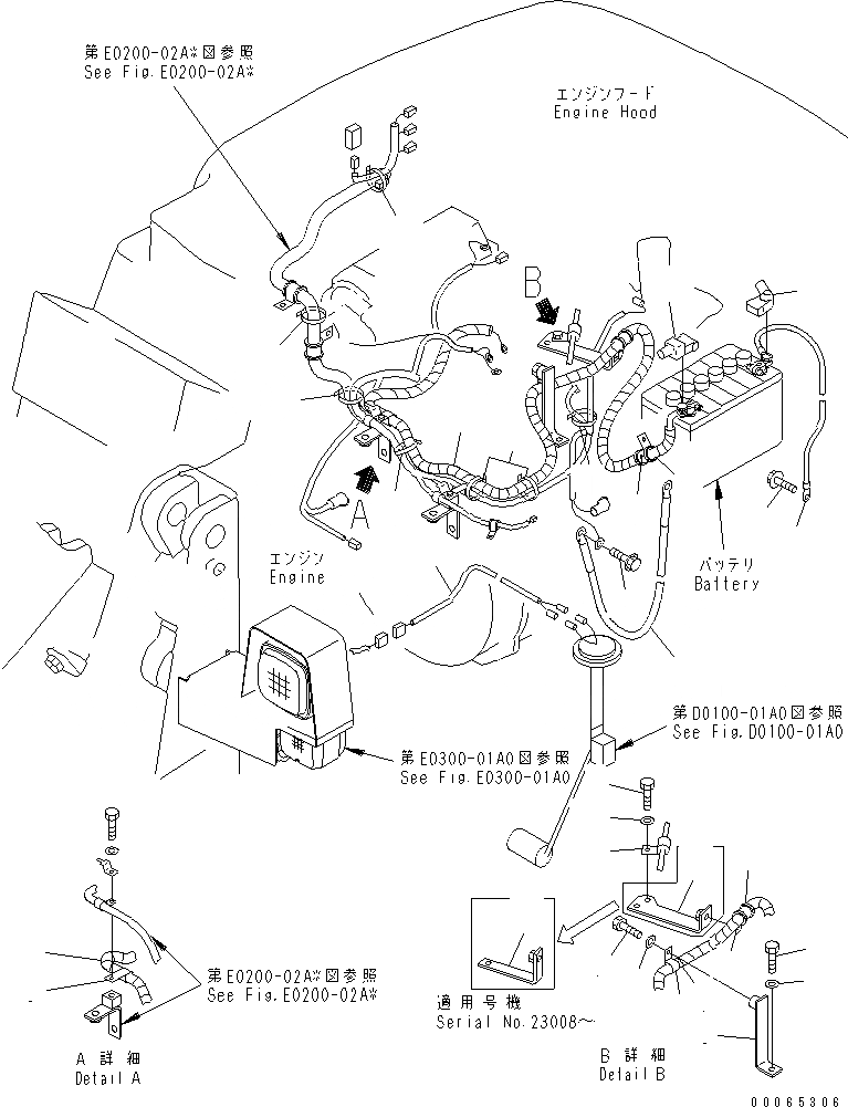 Схема запчастей Komatsu WA50-3 - ЭЛЕКТРИКА (ОСНОВН. ЛИНИЯ) (/) ЭЛЕКТРИКА