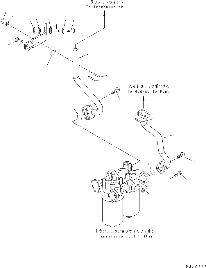 Схема запчастей Komatsu WA500-3 - ГИДРОТРАНСФОРМАТОР И ТРАНСМИССИЯ ЛИНИЯ (МАСЛ. ФИЛЬТР ТРУБЫ¤ МАСЛ. ФИЛЬТР )(№87-) ГИДРОТРАНСФОРМАТОР И ТРАНСМИССИЯ
