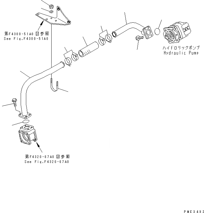Схема запчастей Komatsu WA500-3 - ГИДРОТРАНСФОРМАТОР И ТРАНСМИССИЯ ЛИНИЯ (МАСЛ. ФИЛЬТР ТРУБЫ¤ ВСАСЫВ.) ГИДРОТРАНСФОРМАТОР И ТРАНСМИССИЯ