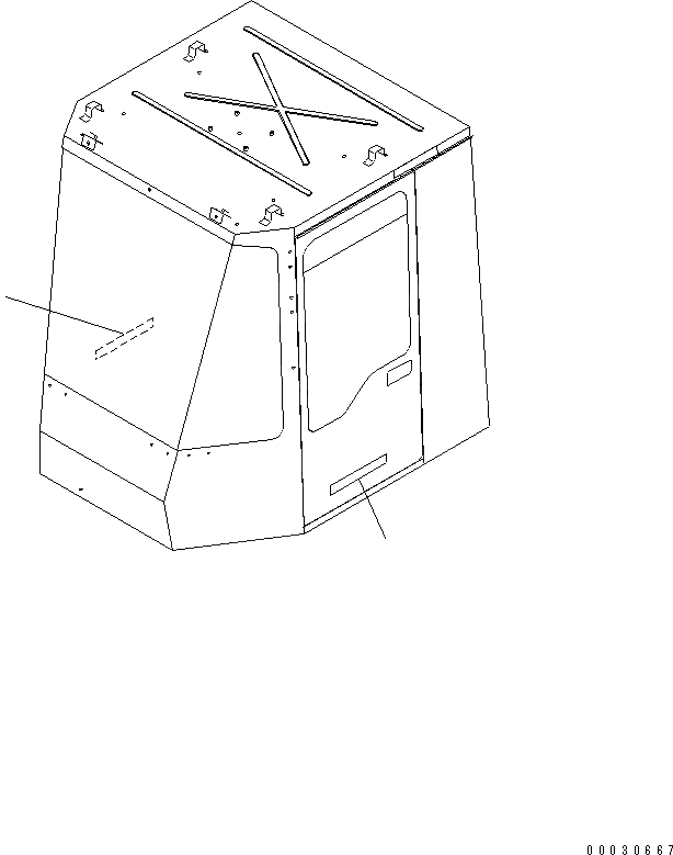 Схема запчастей Komatsu WA500-3 - КАБИНА (МАРКИРОВКА) (СПЕЦ-Я TBG)(№-) КАБИНА ОПЕРАТОРА И СИСТЕМА УПРАВЛЕНИЯ