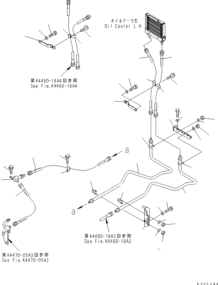 Схема запчастей Komatsu WA500-3 - УПРАВЛ-Е ТОРМОЗОМ (НАСОС - МАСЛООХЛАДИТЕЛЬ¤ /) (С ВСАСЫВ. ВЕНТИЛЯТОРОМ) (ДЛЯ EC) КАБИНА ОПЕРАТОРА И СИСТЕМА УПРАВЛЕНИЯ