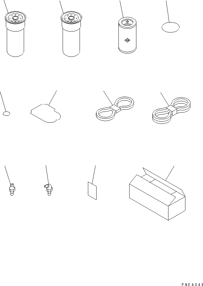 Схема запчастей Komatsu WA500-3 - ЗАП. ЧАСТИ (ПОРТУГАЛ.) АКСЕССУАРЫ И ИНСТРУМЕНТ