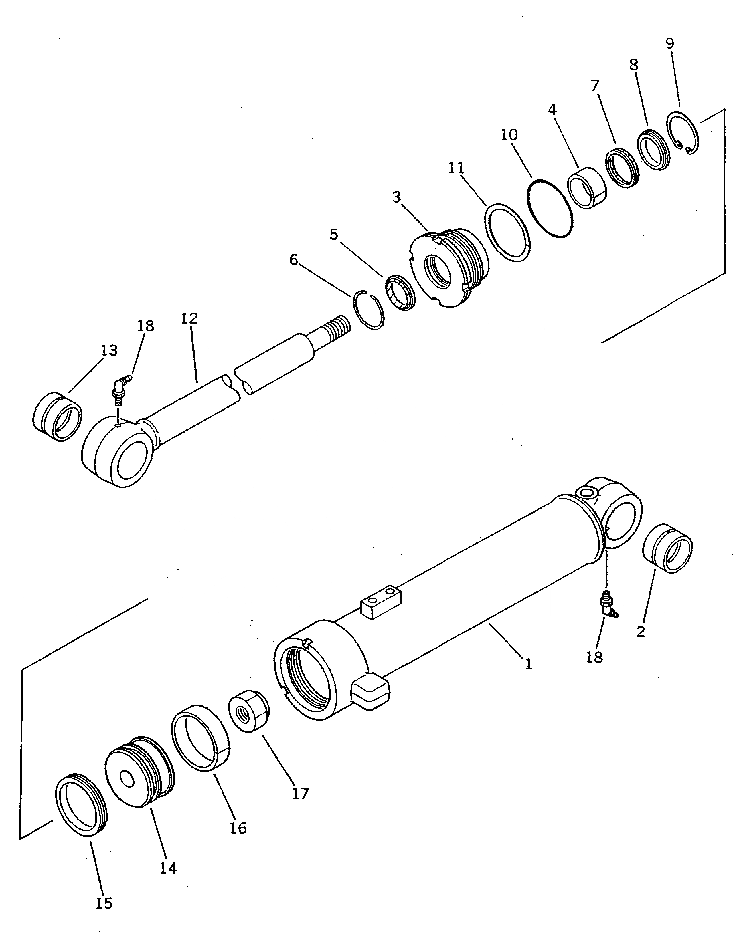Схема запчастей Komatsu WA500-1 - ЦИЛИНДР РУЛЕВ. УПР-Я(№-9999) РУЛЕВ. УПРАВЛЕНИЕ И СИСТЕМА УПРАВЛЕНИЯ