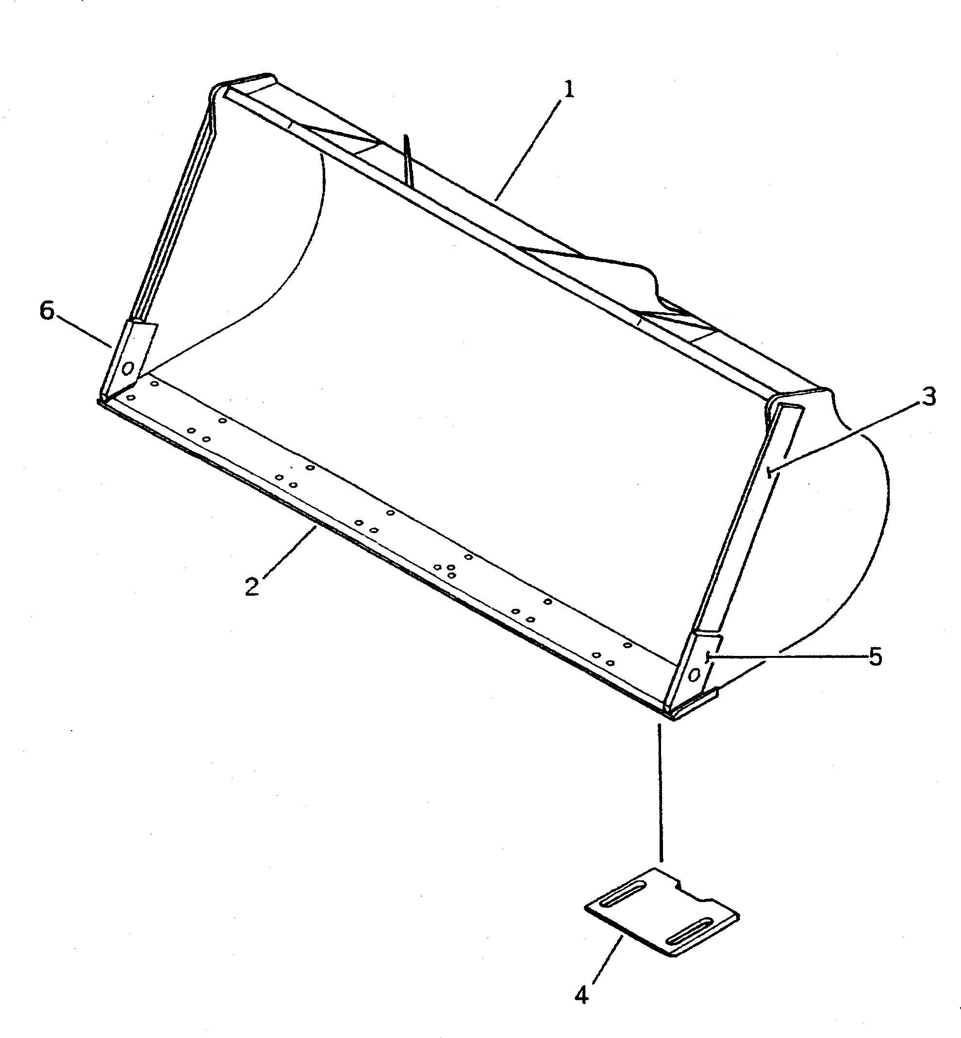 Схема запчастей Komatsu WA500-1 - STOCK PILE КОВШ¤ .M (С SEGMENT)(№-) РАБОЧЕЕ ОБОРУДОВАНИЕ