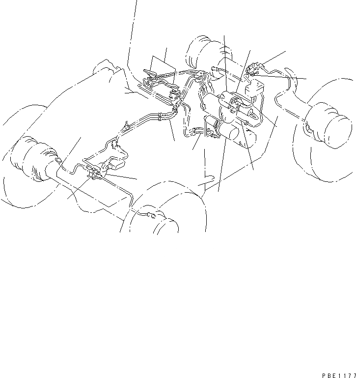 Схема запчастей Komatsu WA500-1 - ПЕРИОДИЧ.ЗАМЕНА CRITICAL (/) (ТОРМОЗ. ШЛАНГИ) КАТАЛОГИ ЗЧ