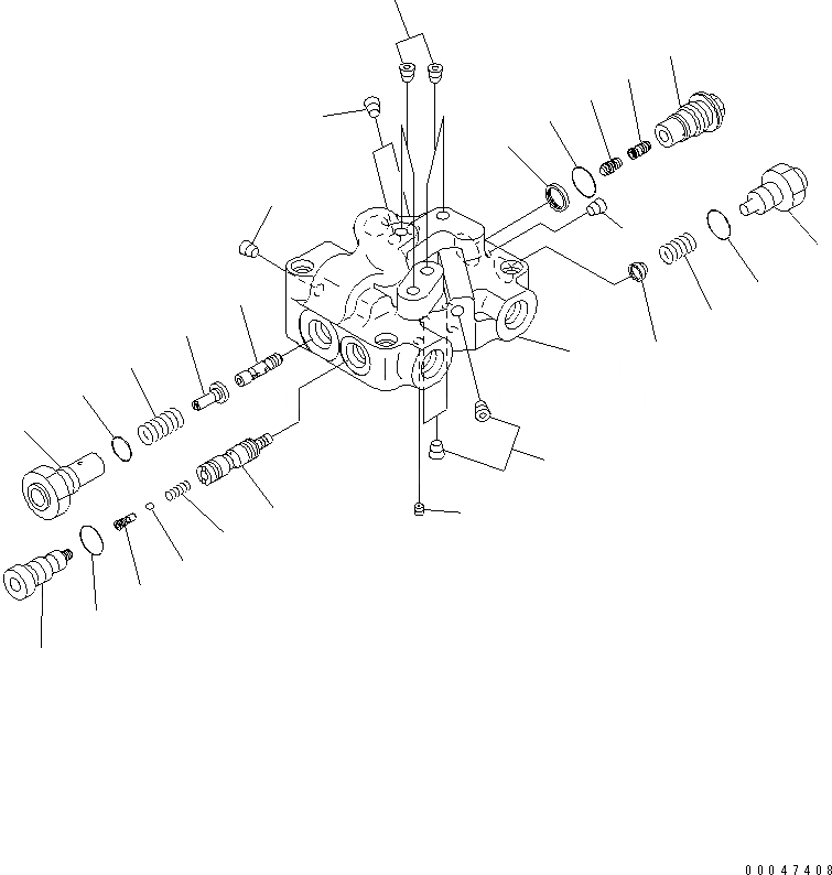 Схема запчастей Komatsu WA500-6 - ГИДР. НАСОС. (РУЛЕВ. УПРАВЛЕНИЕ) (/)(№-) ОСНОВН. КОМПОНЕНТЫ И РЕМКОМПЛЕКТЫ