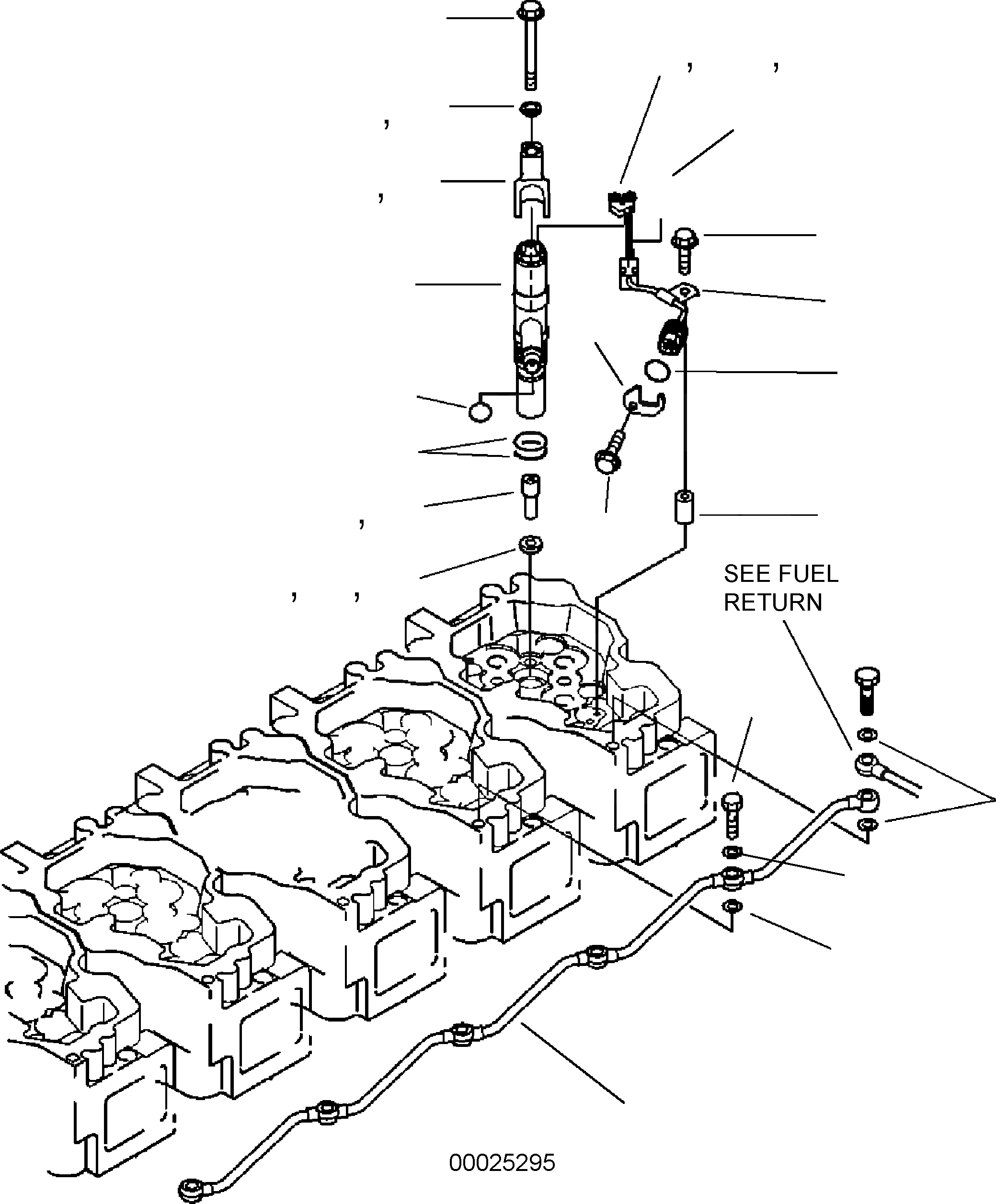 Схема запчастей Komatsu WA500-3H - ТОПЛИВН. ВПРЫСК AA ДВИГАТЕЛЬ