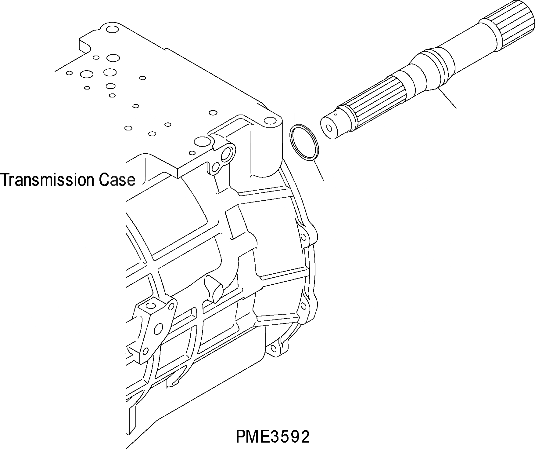 Схема запчастей Komatsu WA500-3H - ТРАНСМИССИЯ (ВХОДН. ВАЛ) F ТРАНСМИССИЯ
