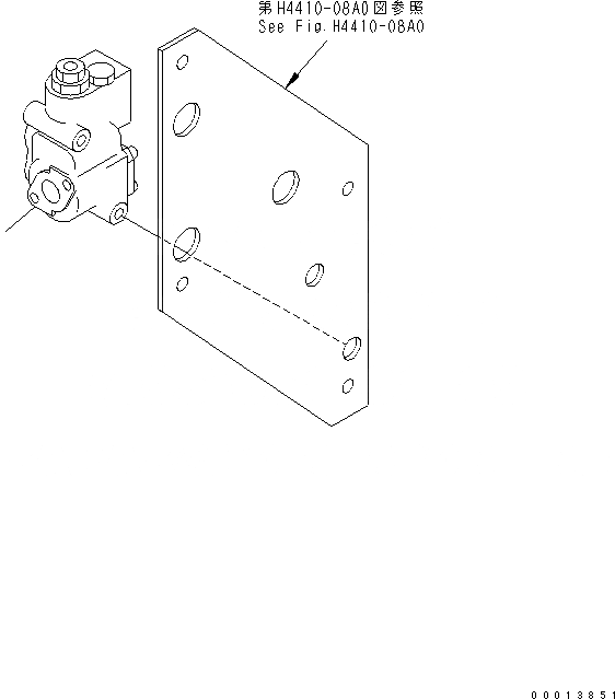 Схема запчастей Komatsu WA500-3 - ОСН. ГИДРАВЛ. КЛАПАН (ОТСЕКАЮЩ. КЛАПАН) (ACTIVE РАБОЧ.ING)(№9-) ГИДРАВЛИКА