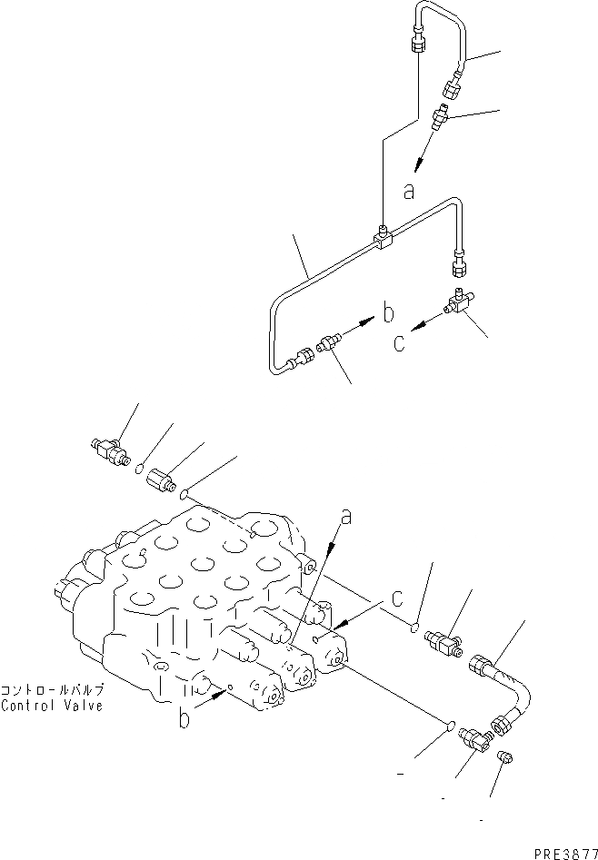 Схема запчастей Komatsu WA500-3 - ОСНОВН. КЛАПАН (3-Х СЕКЦИОНН. КОНТРОЛЬН. КЛАПАН) (/) ОСНОВН. КОМПОНЕНТЫ И РЕМКОМПЛЕКТЫ