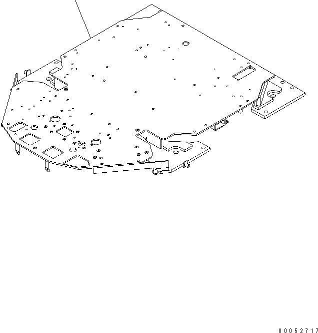 Схема запчастей Komatsu WA500-6R - ПОЛ (ОСНОВН. КОНСТРУКЦИЯ) (ДЛЯ SEPARATE КАБИНА)(№-) КАБИНА ОПЕРАТОРА И СИСТЕМА УПРАВЛЕНИЯ