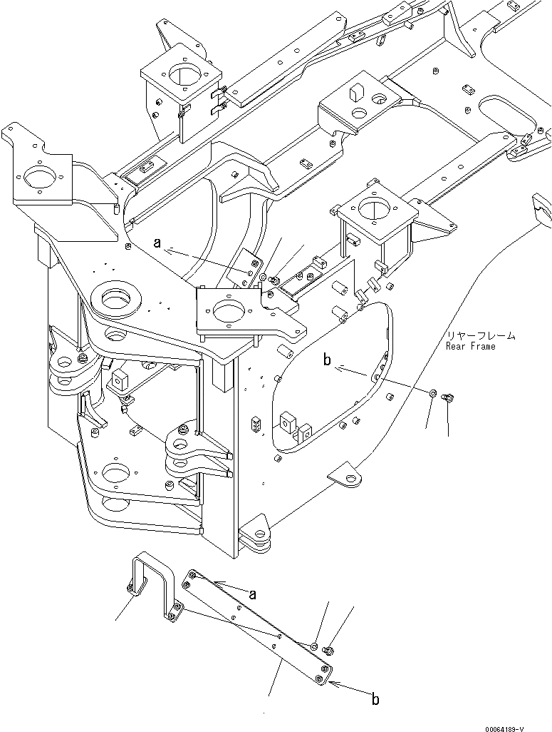 Схема запчастей Komatsu WA500-6R - УПРАВЛ-Е ТОРМОЗОМ (ДЛЯ ТОРМОЗ. СИСТЕМА ОХЛАЖДЕНИЯ) (ЗАЩИТА ЗАДН. ВЕДУЩ. ВАЛА)(№-) КАБИНА ОПЕРАТОРА И СИСТЕМА УПРАВЛЕНИЯ