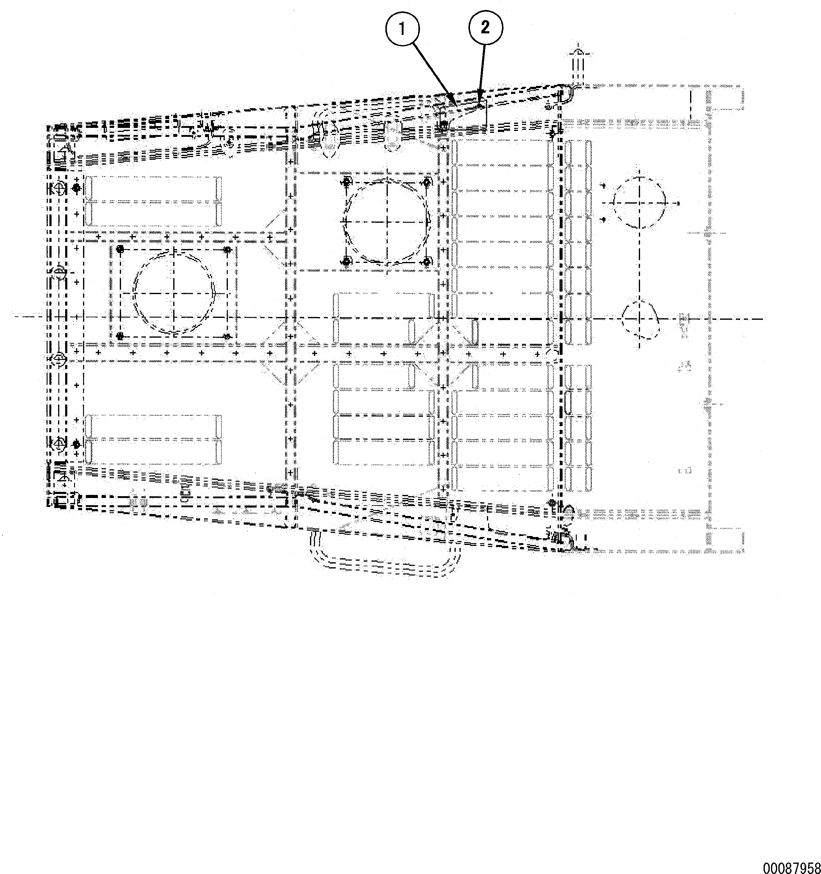 Схема запчастей Komatsu WA500-3 - ДВЕРЦЫ КАПОТА(№9-) ЧАСТИ КОРПУСА