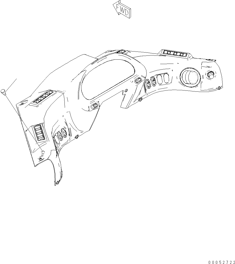 Схема запчастей Komatsu WA500-6 - КАБИНА ROPS (ДАТЧИК) (ДЛЯ АВТОМАТИЧ. КОНДИЦ. ВОЗДУХА) K OPERATORґS ОБСТАНОВКА И СИСТЕМА УПРАВЛЕНИЯ