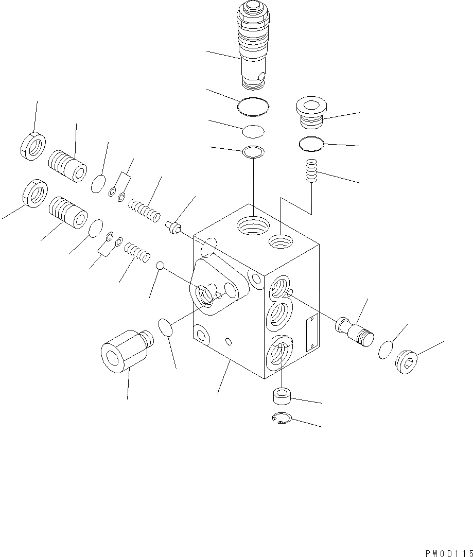 Схема запчастей Komatsu WA500-6 - ТОРМОЗ. COMPONET КОРПУС (ЗАГРУЗОЧН. КЛАПАН) (ВНУТР. ЧАСТИ) K OPERATORґS ОБСТАНОВКА И СИСТЕМА УПРАВЛЕНИЯ