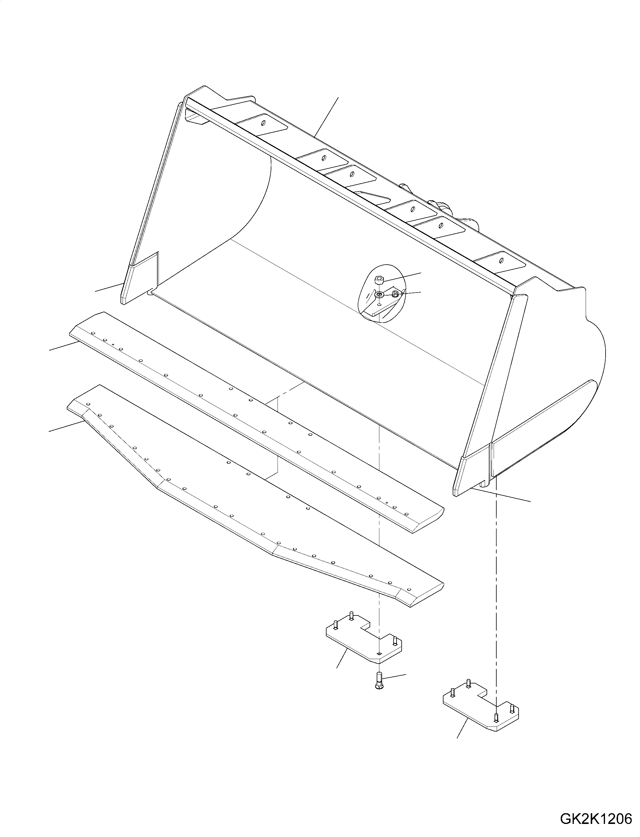 Схема запчастей Komatsu WA500-6 - КОВШ (ROUND НИЖН.) (.CBM) (С ПРЯМОЙ ОТВАЛ ИЛИ SПОДУШКАE ОТВАЛ) T РАБОЧЕЕ ОБОРУДОВАНИЕ