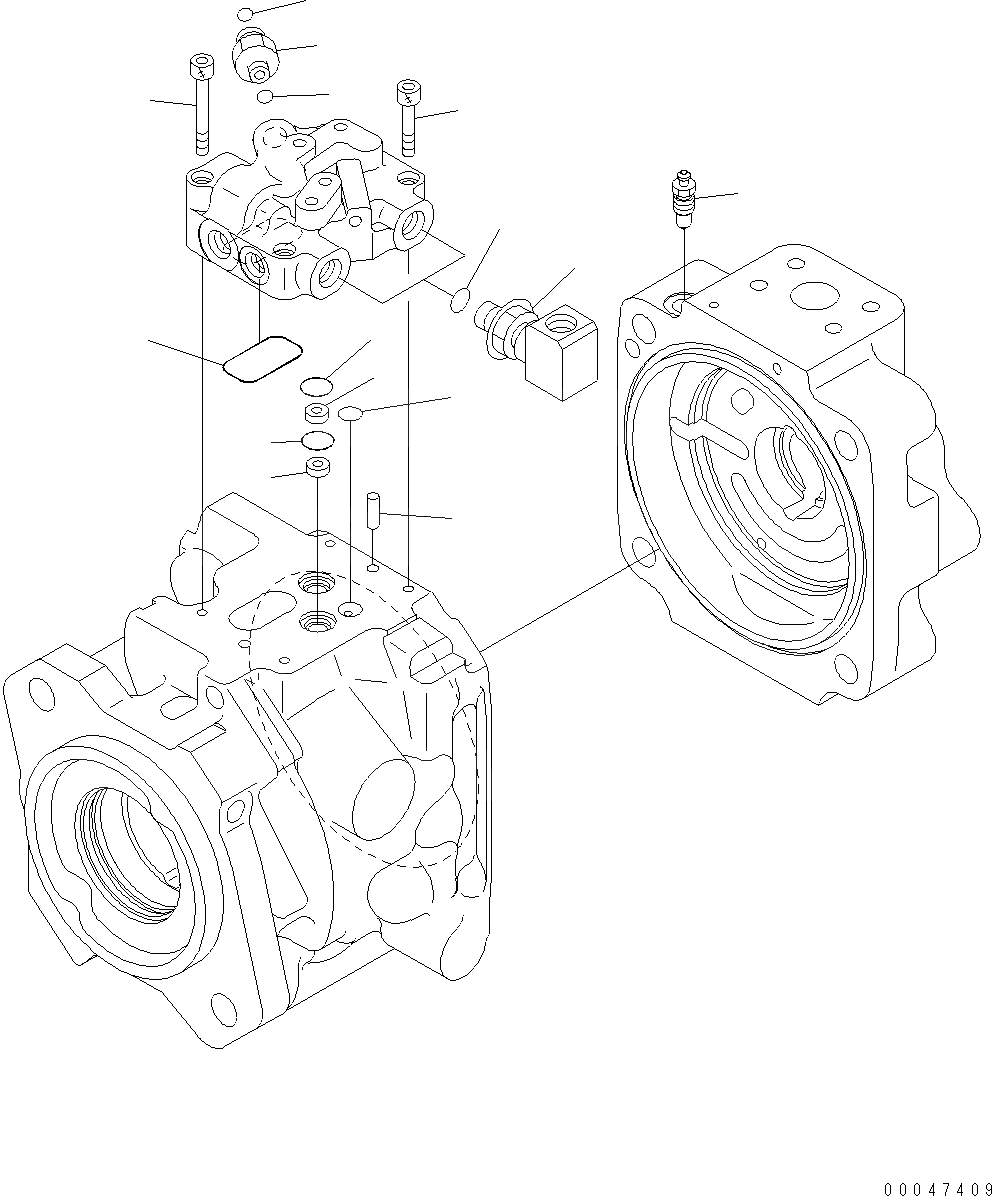 Схема запчастей Komatsu WA500-6 - ГИДР. НАСОС. (РУЛЕВ. УПРАВЛЕНИЕ) (/) Y ОСНОВН. КОМПОНЕНТЫ И РЕМКОМПЛЕКТЫ