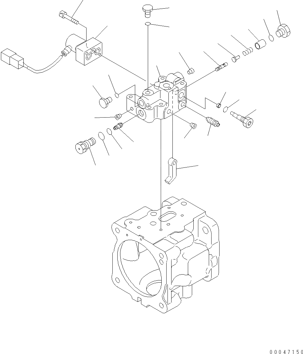 Схема запчастей Komatsu WA500-6 - ГИДР. НАСОС. (ВЕНТИЛЯТОР) (/) Y ОСНОВН. КОМПОНЕНТЫ И РЕМКОМПЛЕКТЫ