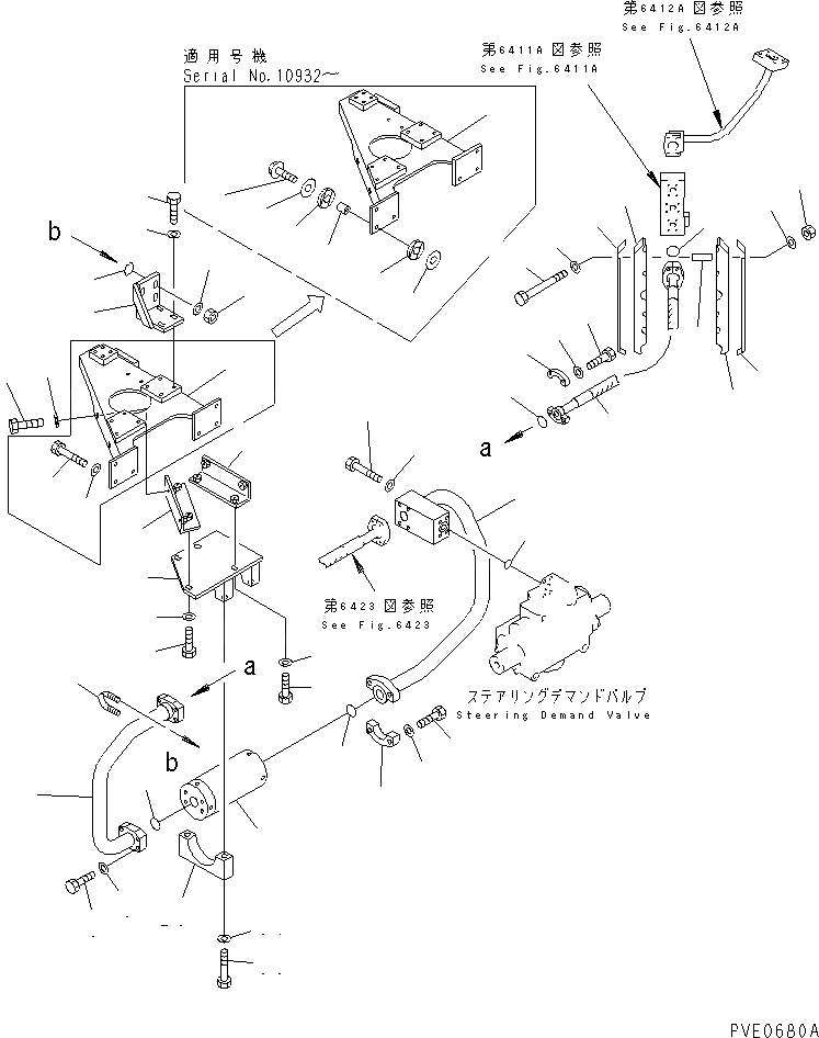 Схема запчастей Komatsu WA600-1 - ГИДРОЛИНИЯ (ЛИНИЯ ПОДАЧИ) (/) (ДЛЯ УПРАВЛ-Е ДЖОЙСТИКОМ) (С ФИЛЬТР)(№88-.) УПРАВЛ-Е РАБОЧИМ ОБОРУДОВАНИЕМ