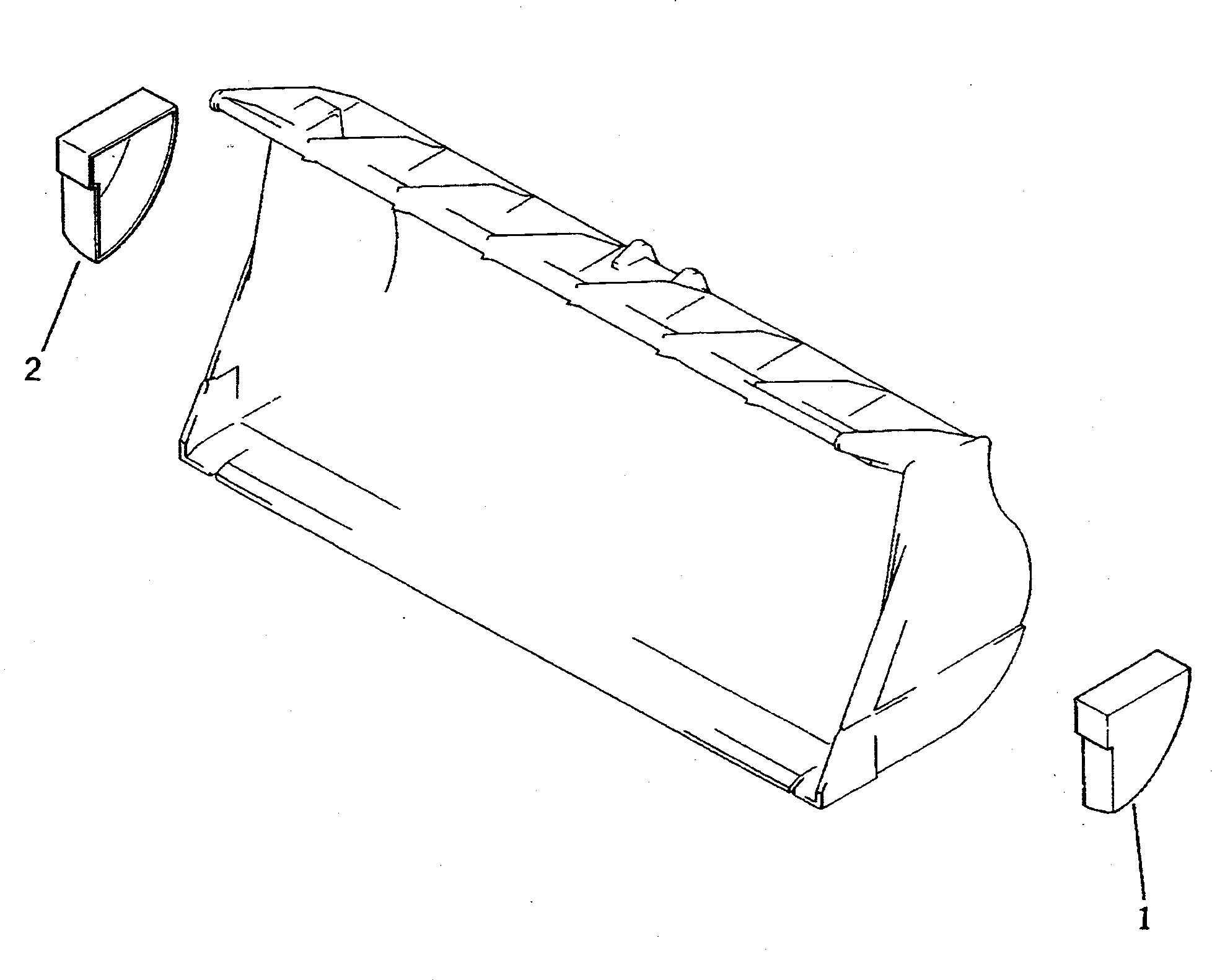 Схема запчастей Komatsu WA600-1 - ЗАЩИТА ШИН РАБОЧЕЕ ОБОРУДОВАНИЕ