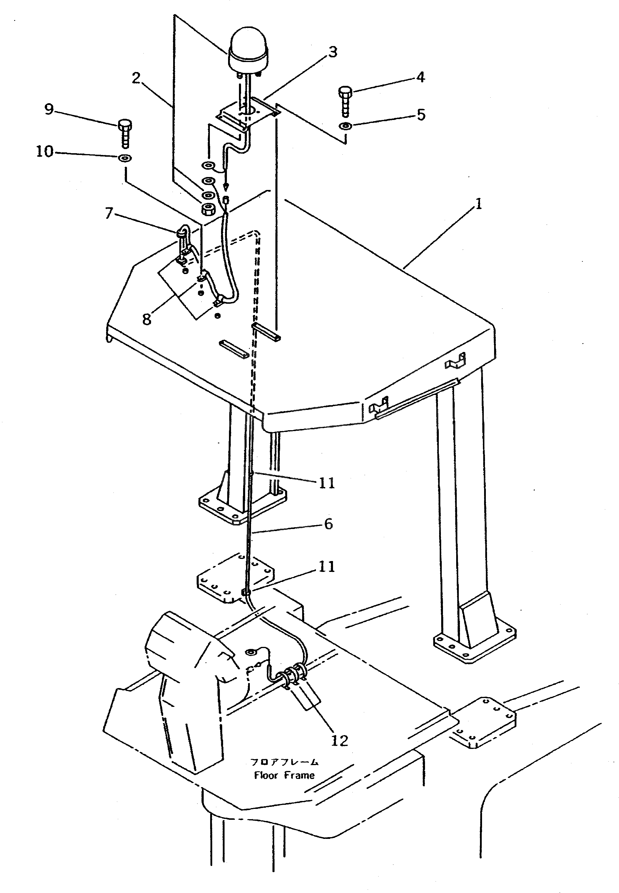 Схема запчастей Komatsu WA600-1 - СИГНАЛ. ПЕРЕГРУЗКИ (/) КОМПОНЕНТЫ ДВИГАТЕЛЯ И ЭЛЕКТРИКА