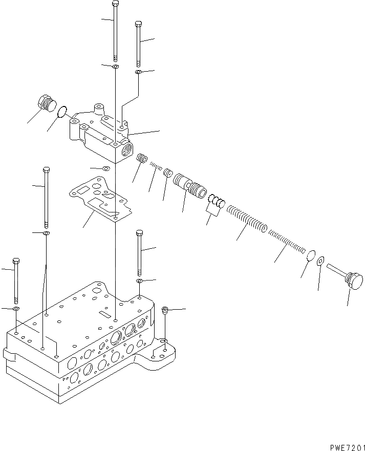 Схема запчастей Komatsu WA600-3 - КЛАПАН УПРАВЛЕНИЯ ТРАНСМИССИЕЙ (/) (КУЗОВ¤ /) ГИДРОТРАНСФОРМАТОР И ТРАНСМИССИЯ
