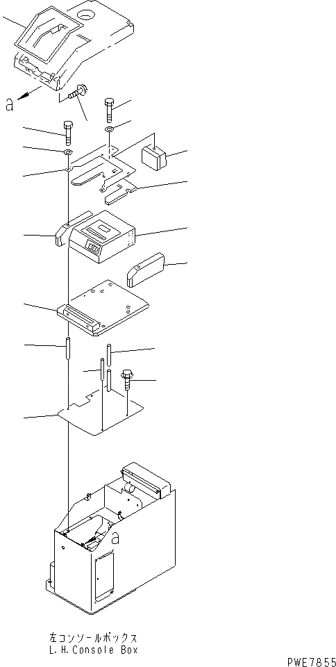 Схема запчастей Komatsu WA600-3 - КОНДИЦ. ВОЗДУХА И ОБОГРЕВАТЕЛЬ. КРЫШКА(PRINTER И КОМПОНЕНТЫ) (С MDP МОНИТОР) КАБИНА ОПЕРАТОРА И СИСТЕМА УПРАВЛЕНИЯ