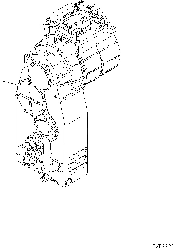 Схема запчастей Komatsu WA600-3D - ТРАНСМИССИЯ ГИДРОТРАНСФОРМАТОР И ТРАНСМИССИЯ