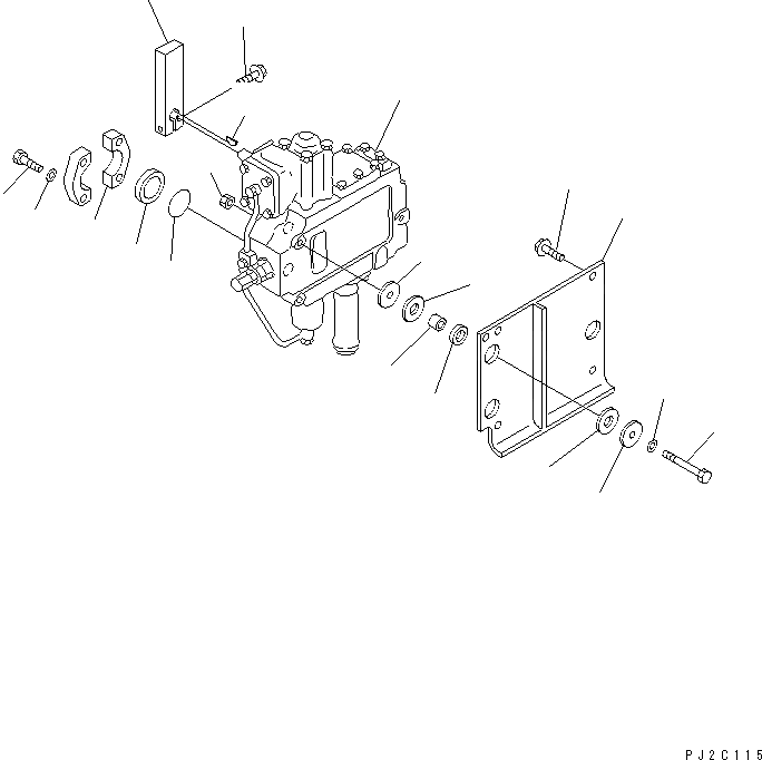 Схема запчастей Komatsu WA600-3D - КЛАПАН РУЛЕВОГО УПРАВЛЕНИЯ (РУЛЕВ. УПРАВЛЕНИЕ ЗАПРАШИВАЮЩ. КЛАПАН И ЭЛЕМЕНТЫ КРЕПЛЕНИЯ) (FOLНИЗ. UP РУЛЕВ. УПРАВЛЕНИЕ) ГИДРАВЛИКА