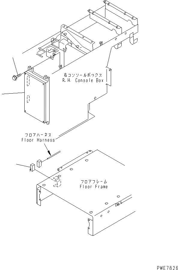 Схема запчастей Komatsu WA600-3D - ПОЛ Э/ПРОВОДКА (КОНТРОЛЛЕР ECSS И КОРОТК. СОЕДИН-Е) КАБИНА ОПЕРАТОРА И СИСТЕМА УПРАВЛЕНИЯ