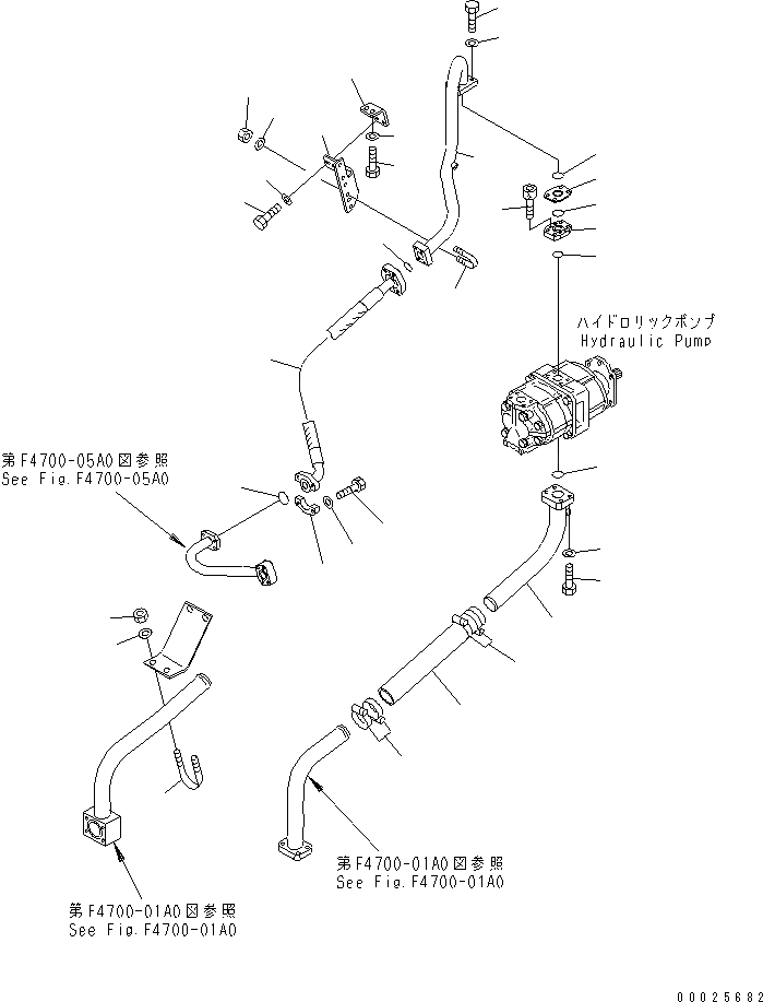 Схема запчастей Komatsu WA600-3 - ГИДРОТРАНСФОРМАТОР И ТРАНСМИССИЯ ЛИНИЯ (НАСОС ТРУБЫ¤ ВСАСЫВ. И ПОДАЮЩ.) (С ТОРМОЗ. ОХЛАЖД-Е)(№-) ГИДРОТРАНСФОРМАТОР И ТРАНСМИССИЯ