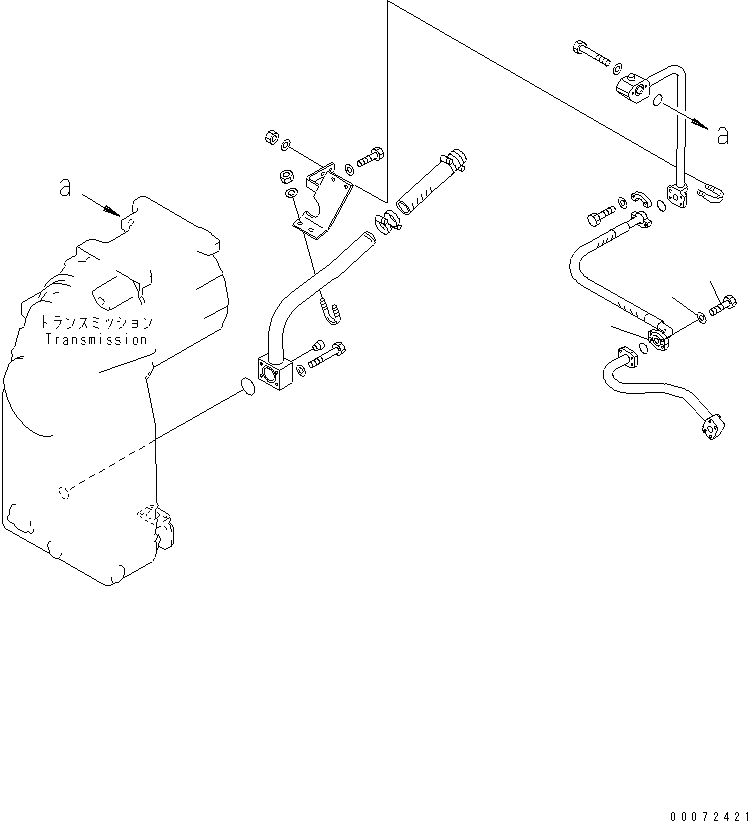 Схема запчастей Komatsu WA600-3 - УПРАВЛ-Е ТОРМОЗОМ (ГИДРОТРАНСФОРМАТОР И TRANSMISSIN ЛИНИЯ КОМПОНЕНТЫ) (/)(№-) КАБИНА ОПЕРАТОРА И СИСТЕМА УПРАВЛЕНИЯ