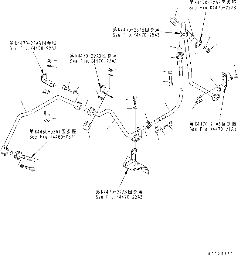 Схема запчастей Komatsu WA600-3 - ТОРМОЗ. ЛИНИЯ ОХЛАЖДЕНИЯ (8/) (ПЕРЕДНИЙ МОСТ - НАСОС¤ /) (С ВСАСЫВ. ВЕНТИЛЯТОРОМ)(№-) КАБИНА ОПЕРАТОРА И СИСТЕМА УПРАВЛЕНИЯ