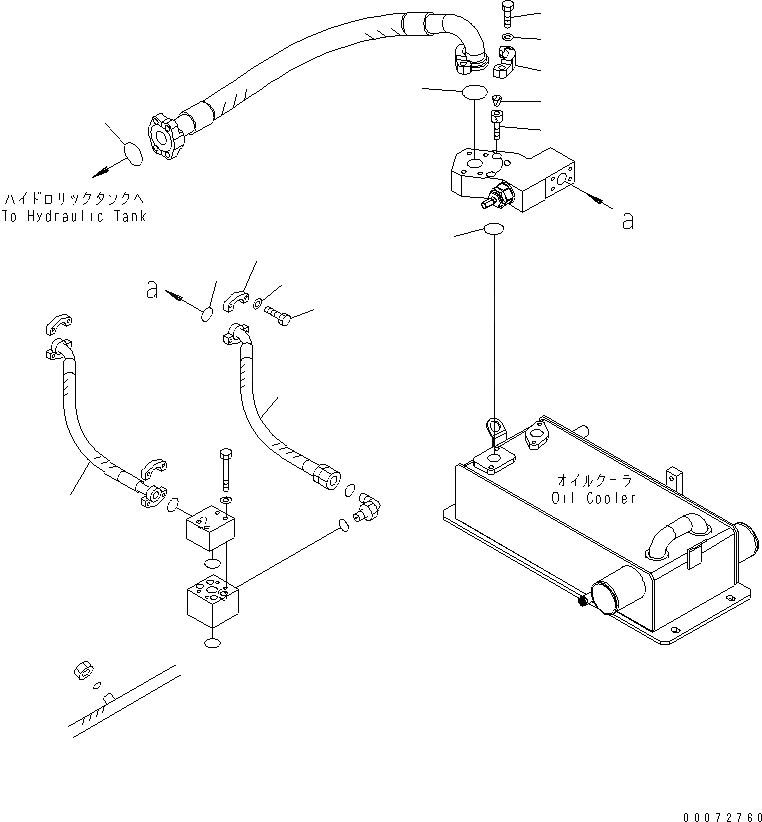 Схема запчастей Komatsu WA600-6 - ЛИНИЯ ОХЛАЖДЕНИЯ (/)(№7-) СИСТЕМА ОХЛАЖДЕНИЯ