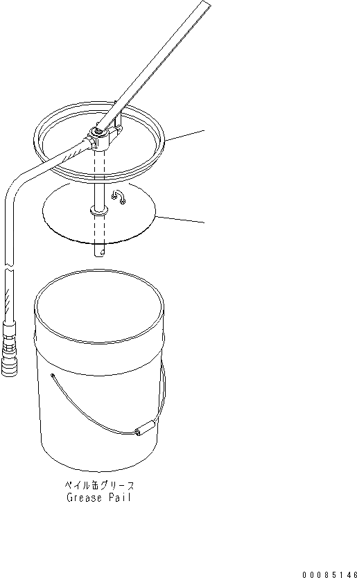 Схема запчастей Komatsu WA600-6 - УДАЛЕННАЯ СМАЗКА (НАСОС) (ДЛЯ АВТОМАТИЧ. СМАЗ.)(№-) ОСНОВНАЯ РАМА И ЕЕ ЧАСТИ