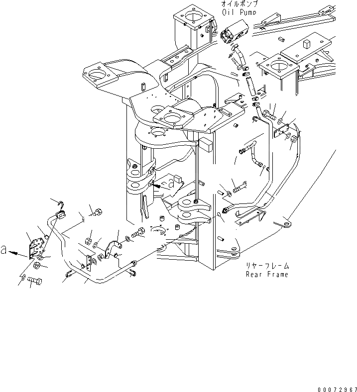 Схема запчастей Komatsu WA600-6 - ТОРМОЗНАЯ ГИДРОЛИНИЯ (ЛИНИЯ ОХЛАЖДЕНИЯ¤ ЗАДН.) (ПЕРЕДН. ВСАСЫВ.) (С ТОРМОЗ. ОХЛАЖД-Е)(№7-) КАБИНА ОПЕРАТОРА И СИСТЕМА УПРАВЛЕНИЯ